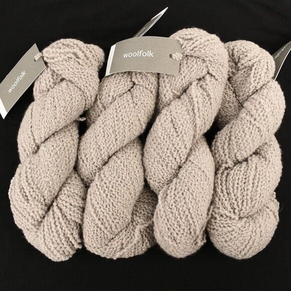 Woolfolk Flette Textured DK Yarn 4 Skeins Merino Wool Color 02 - Picture 1 of 3